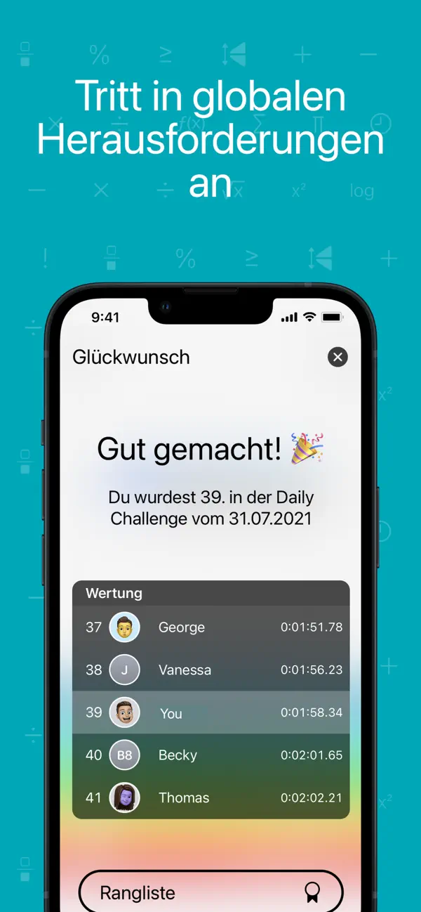 Gleiche Aufgaben. Für die ganze Welt.