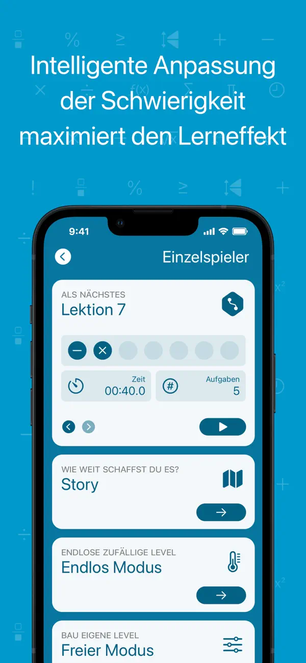 Lektionen, die sich an dich anpassen